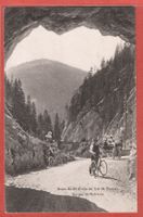 Gorges de Noirvaux Kutsche zw. Ste-Croix und Travers ca 1915