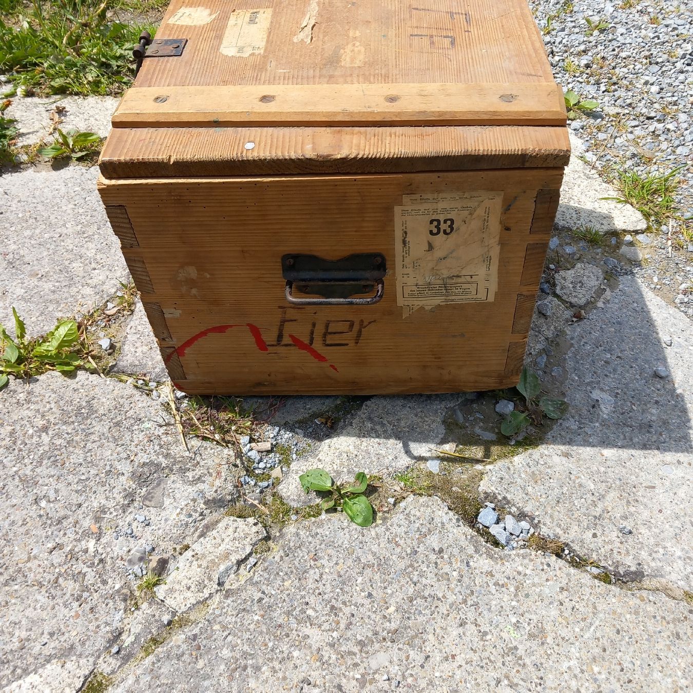 Casse di trasporto: Vintage Eierkiste aus Holz – Usato da Ebnat-Kappel venduto da blazzi 1