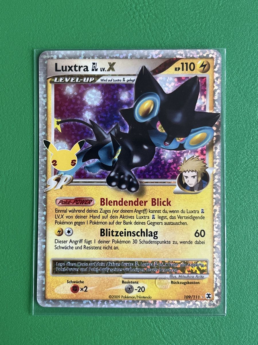 Pokémon Carte collezionabili: Pokemon Celebrations Luxtra 109/111 DE – Nuovo (secondo la descrizione) da Lommiswil venduto da diti_89