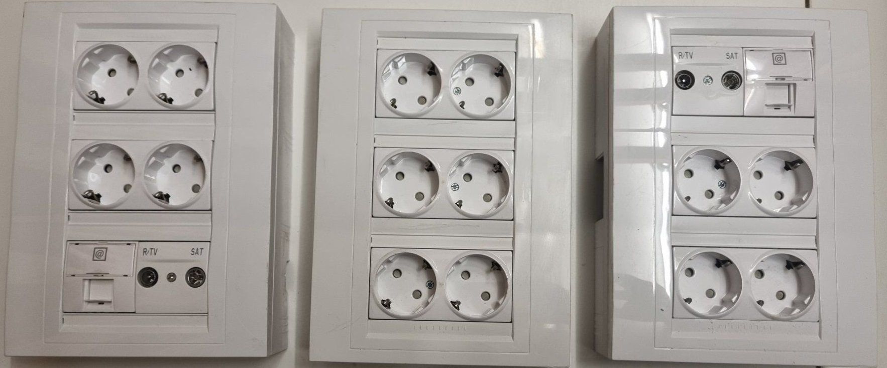 Spine: 3x Elektrokaste AP mit EU Steckdosen – Usato da Zuchwil venduto da Beppe_25.3