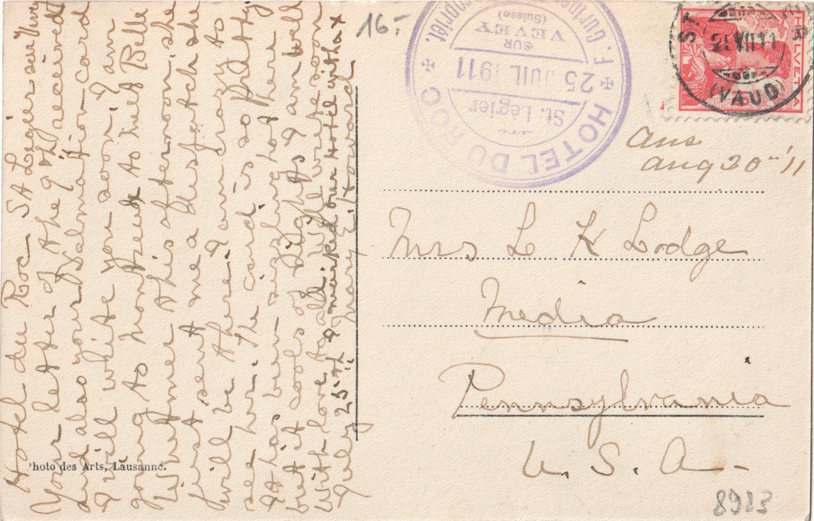 Cartes postales: LA CHIESAZ 1911 – D'occasion à Engelburg par Swisscards 1