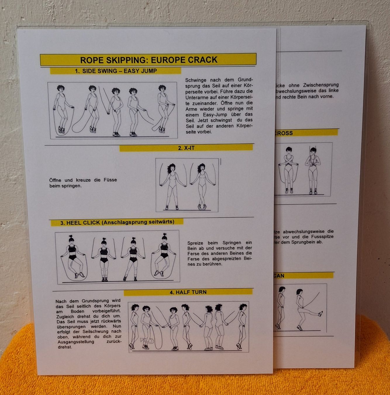 Corde per saltare: 18 ROPE SKIPPING Lernkarten-Set – Usato da Muri AG venduto da Edlerweiss 6