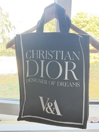 Sac cabas Christian Dior V&A Designer of Dreams noir