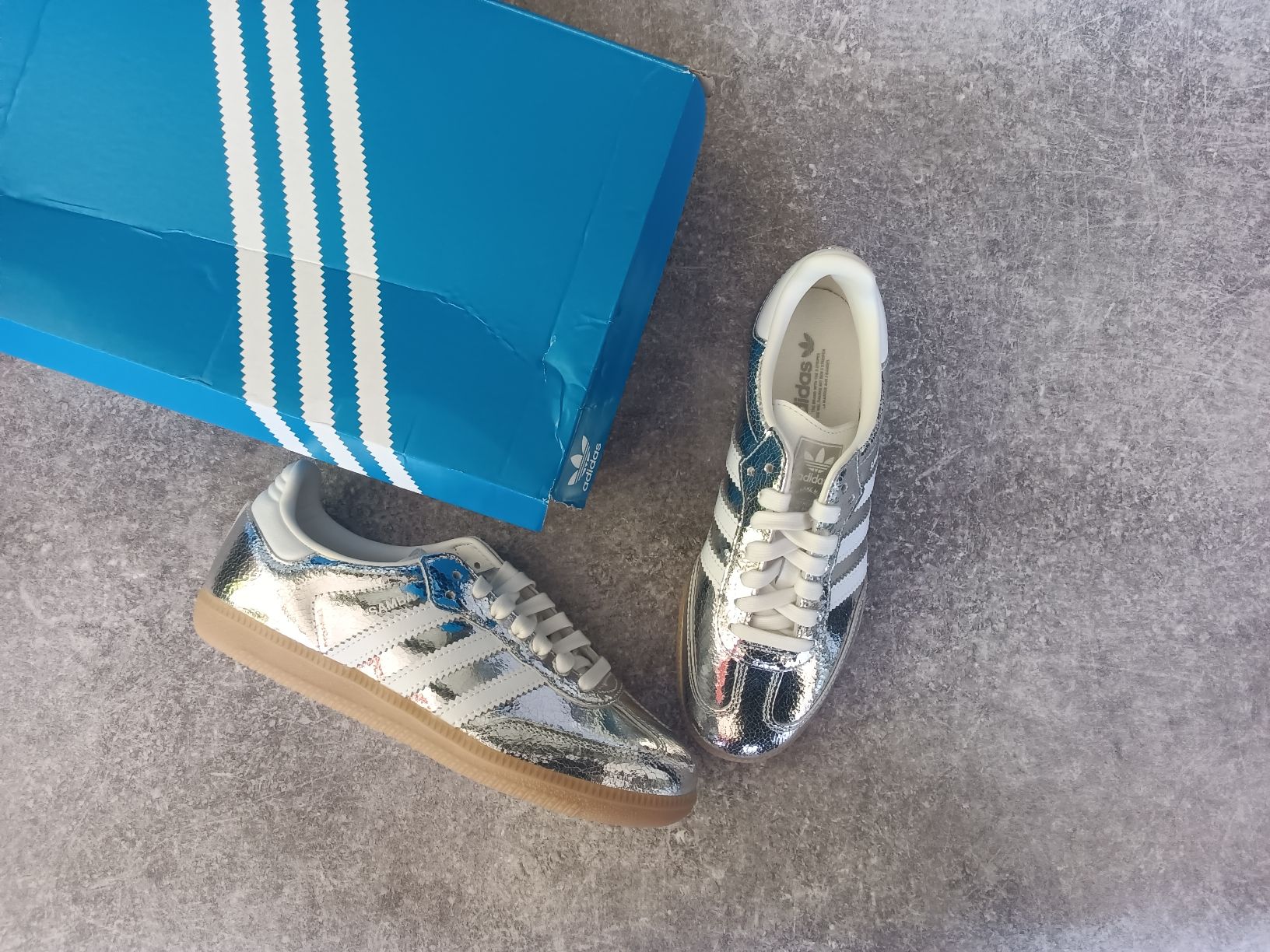 adidas gazelle silver green womens adidas Samba Wales Bonner Silber main image 1