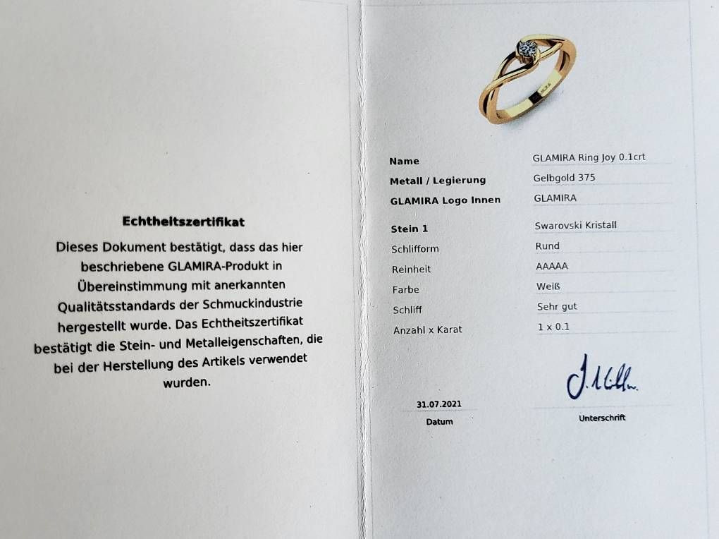 Anelli: Ring Glamira Joy – Usato da Steinhuserberg venduto da lus_mxb6 3