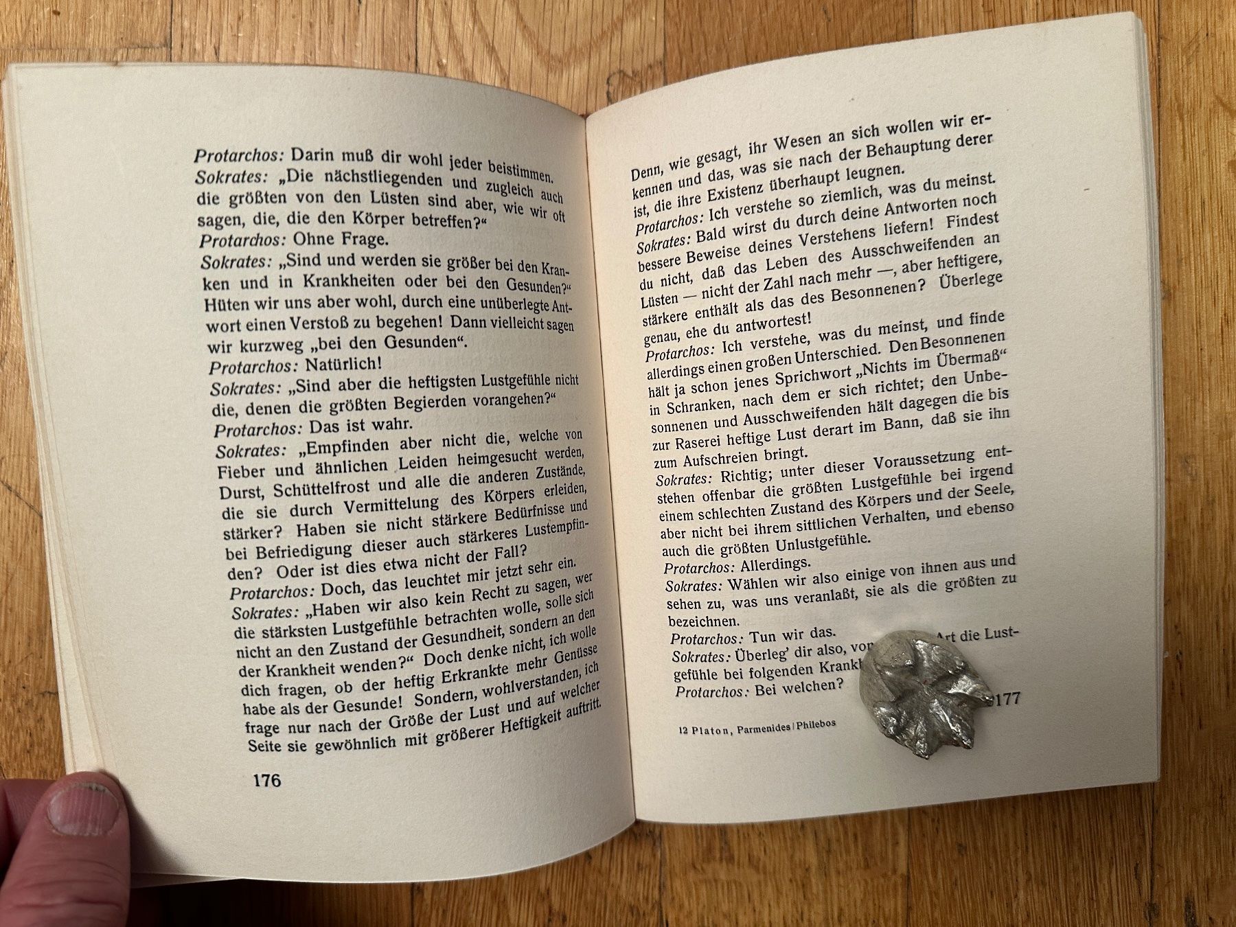 Libri: Platon: Parmenides / Philebos. 1910 – Usato da Zürich venduto da allp 5