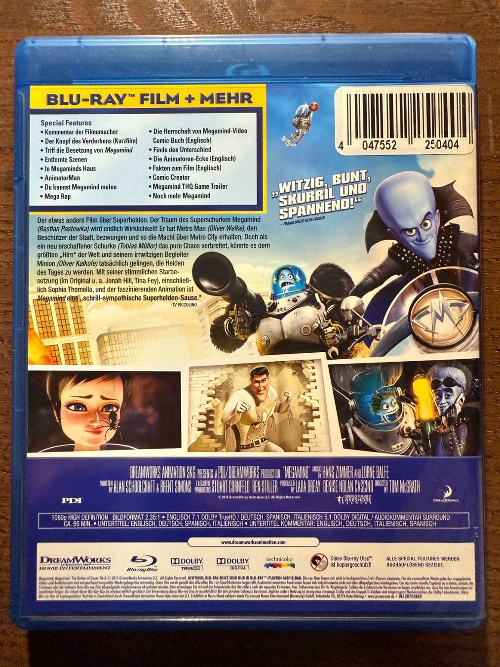 Alle DVDs: Megamind – Gebraucht aus Zürich von Blu-ray_ZH 1