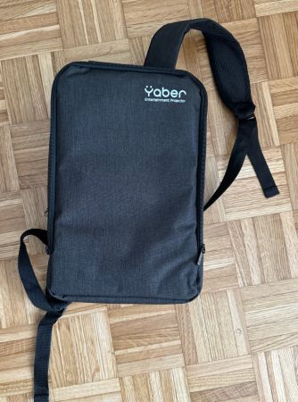 Second-hand black Yaber projector bag in good condition