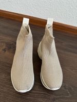 Michael Kors Sneaker Gr. 37.5 Plateau Glitzer Beige