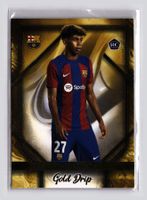 Lamine Yamal RC 2023-24 Topps FC Barcelona Gold Drip #GD-5