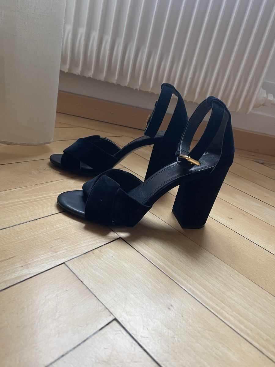 Maje Scarpe da donna: Maje suede dark blue high heels EU38 – Nuovo (secondo la descrizione) da Zürich venduto da flo_8x2x 3