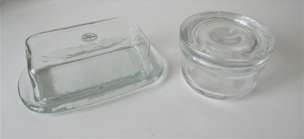 Serax Butterdose Mit Deckel 'Smokey Blue' – 14x8 Cm, Aus Der Kollektion Terres De Rêves