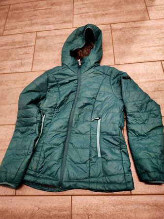 Winterjacke Decathlon Damen Gr. L, Türkis