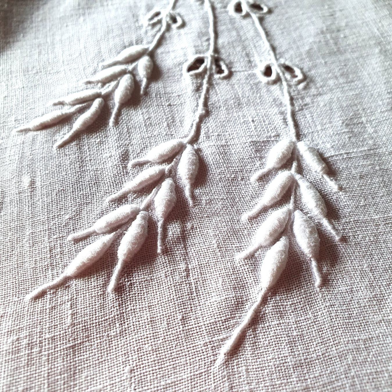 Altra biancheria da tavola: Ancienne nappe brodée main, 76 x 78 cm – Usato da Lausanne venduto da venise001 1