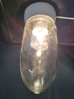 Vintage Deckenlampe , Porzellan /Glas