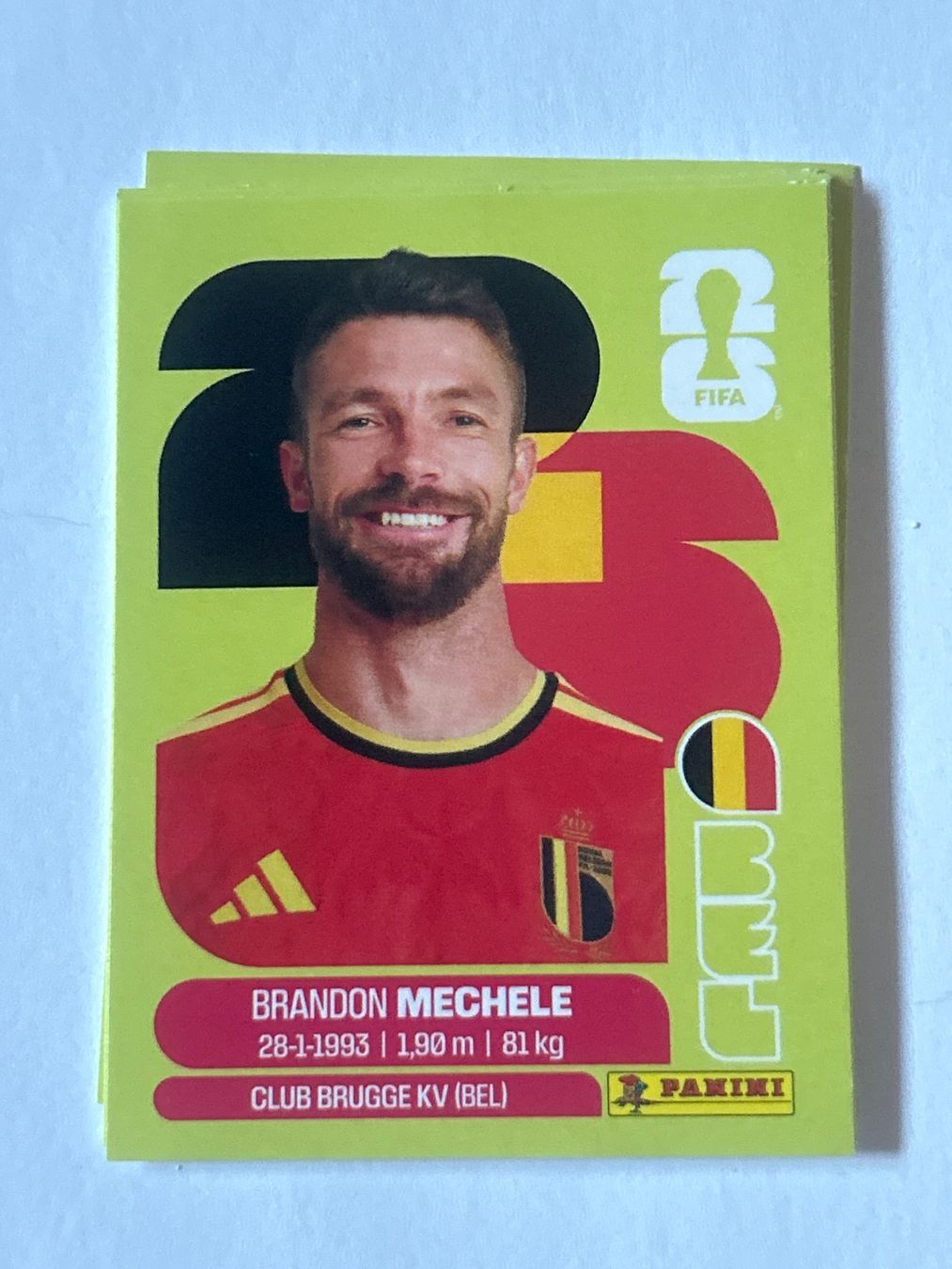 Panini Carte collezionabili: Panini WM 2026 Sticker - Mechele BEL 6 – Nuovo (secondo la descrizione) da Troistorrents venduto da sim_d75d