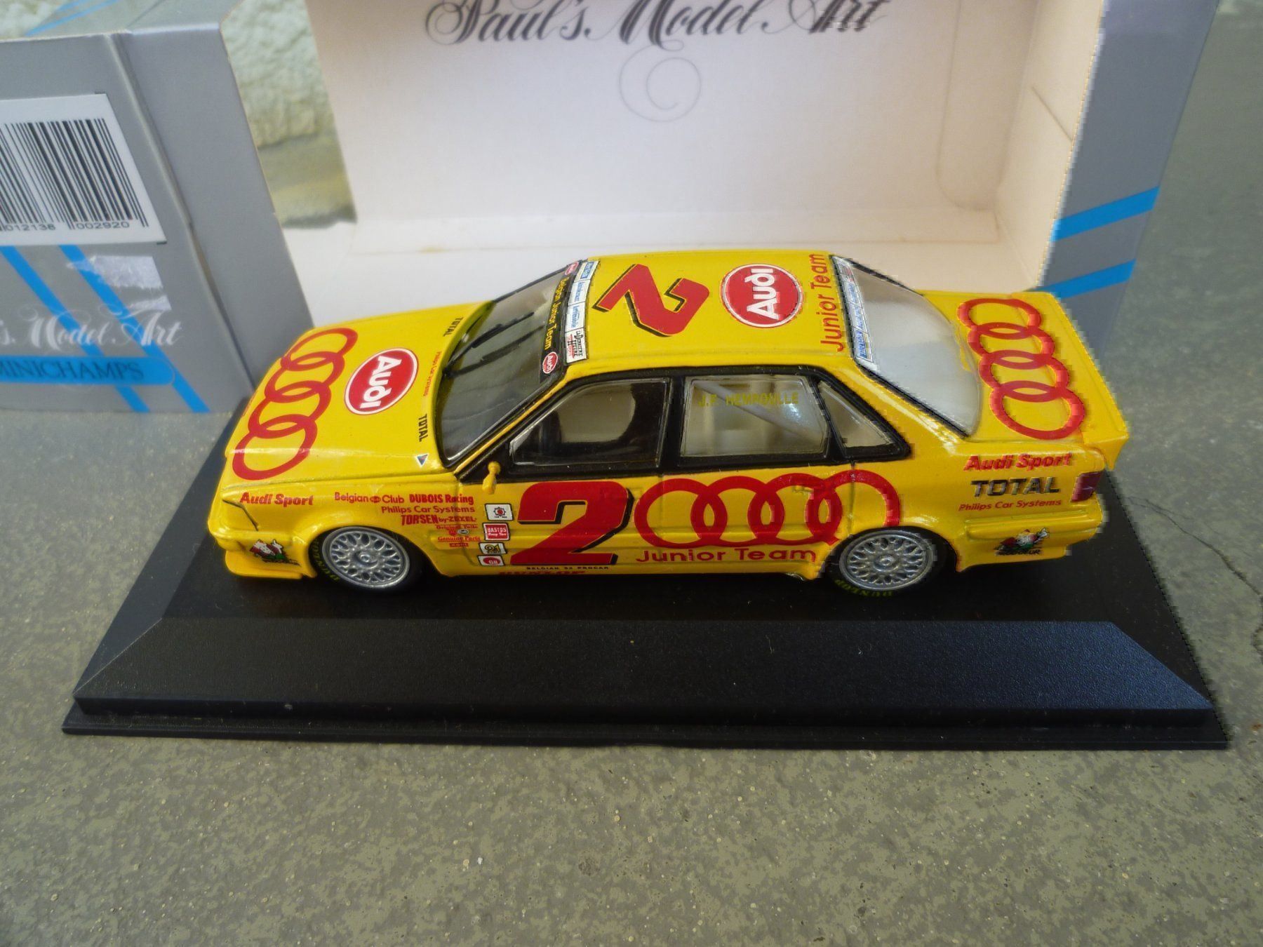 Audi Modellautos: Audi V8 quattro Evo Belgian Procar 1993 – Neu und originalverpackt aus Flawil von Imperiosud 5
