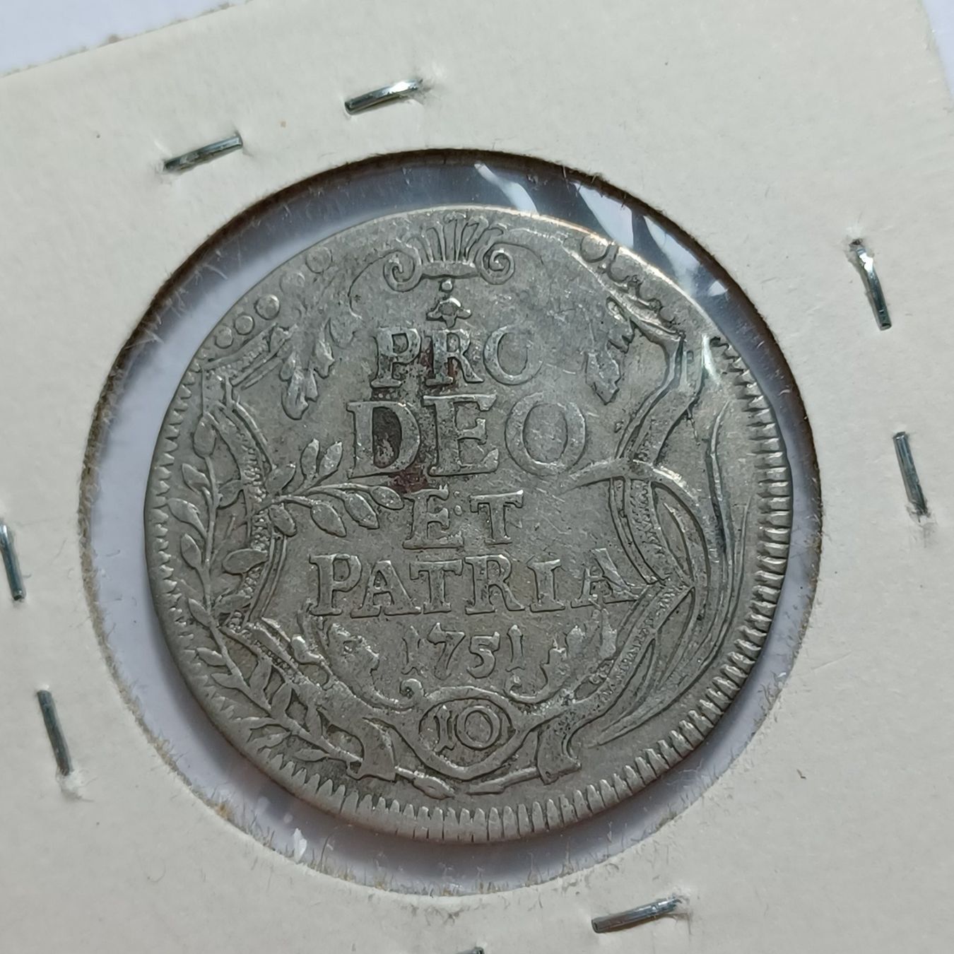 Alle Münzen: 10 Schilling 1751 Zürich ss – Gebraucht aus Pfäffikon ZH von Welt_Muenzen