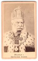Fotografie Portrait Kaiser Wilhelm I. vo