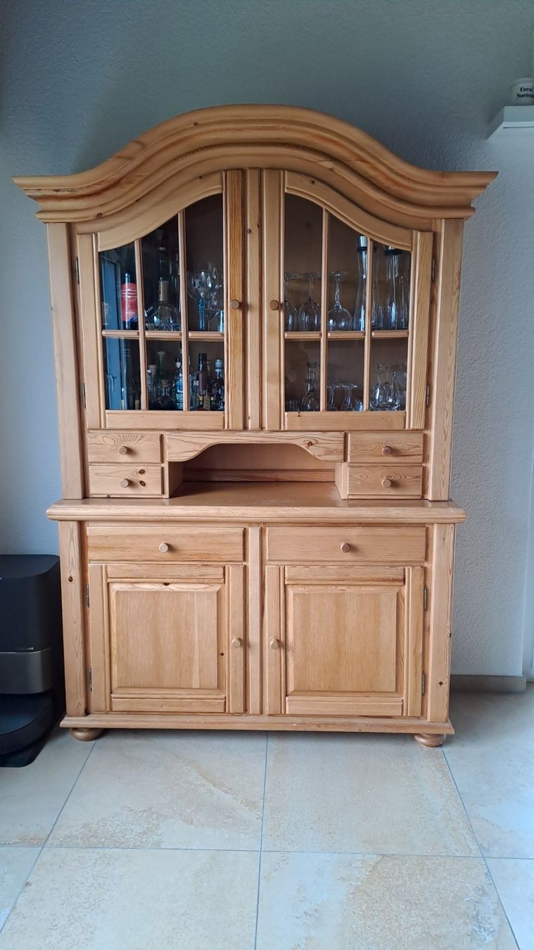 Vetrine: Vitrine, Kiefer massiv 2-teilig – Usato da  venduto da