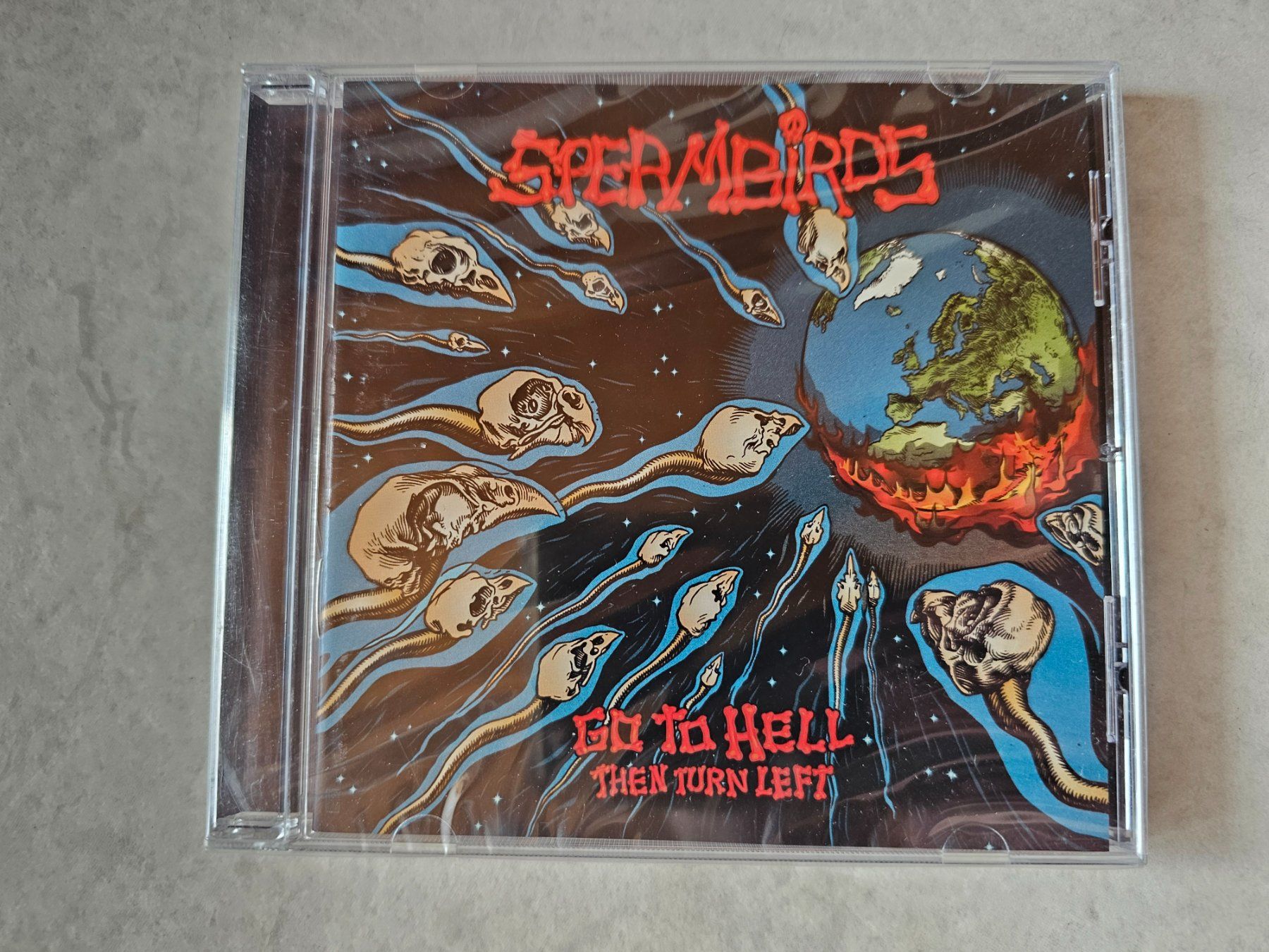 CD: Spermbirds  -  Go To Hell Then Turn Left / Fabrikneu – Nuovo e nell'imballaggio originale da Schneisingen venduto da backstore24