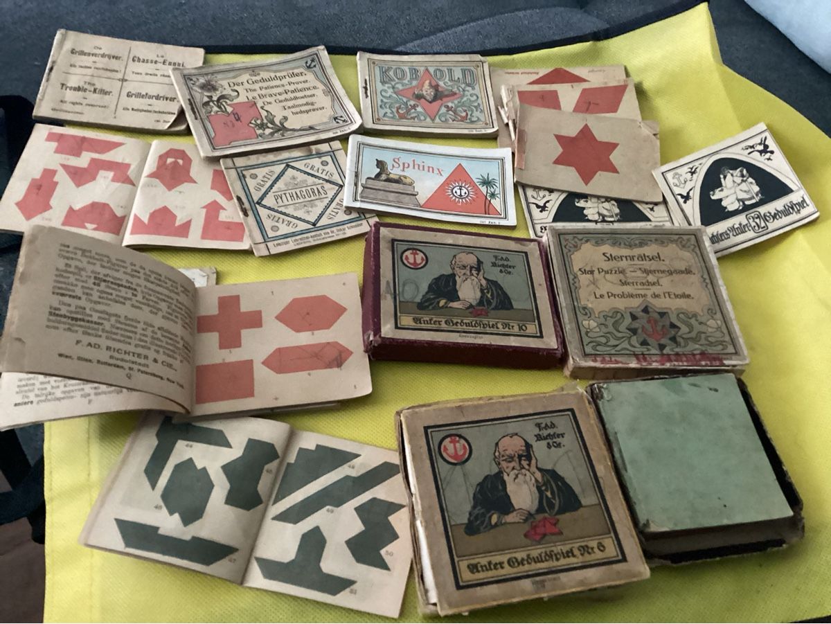 Giochi: ANTIKE ANKER GEDULDSSPIELE UM 1890/1900 – Usato da Münchenstein venduto da NoSu98 4