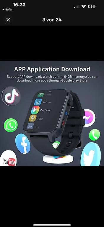 Smartwatch: Smartwatch Kom3 4g – Usato da Zuzwil SG venduto da opp_hx2k 4