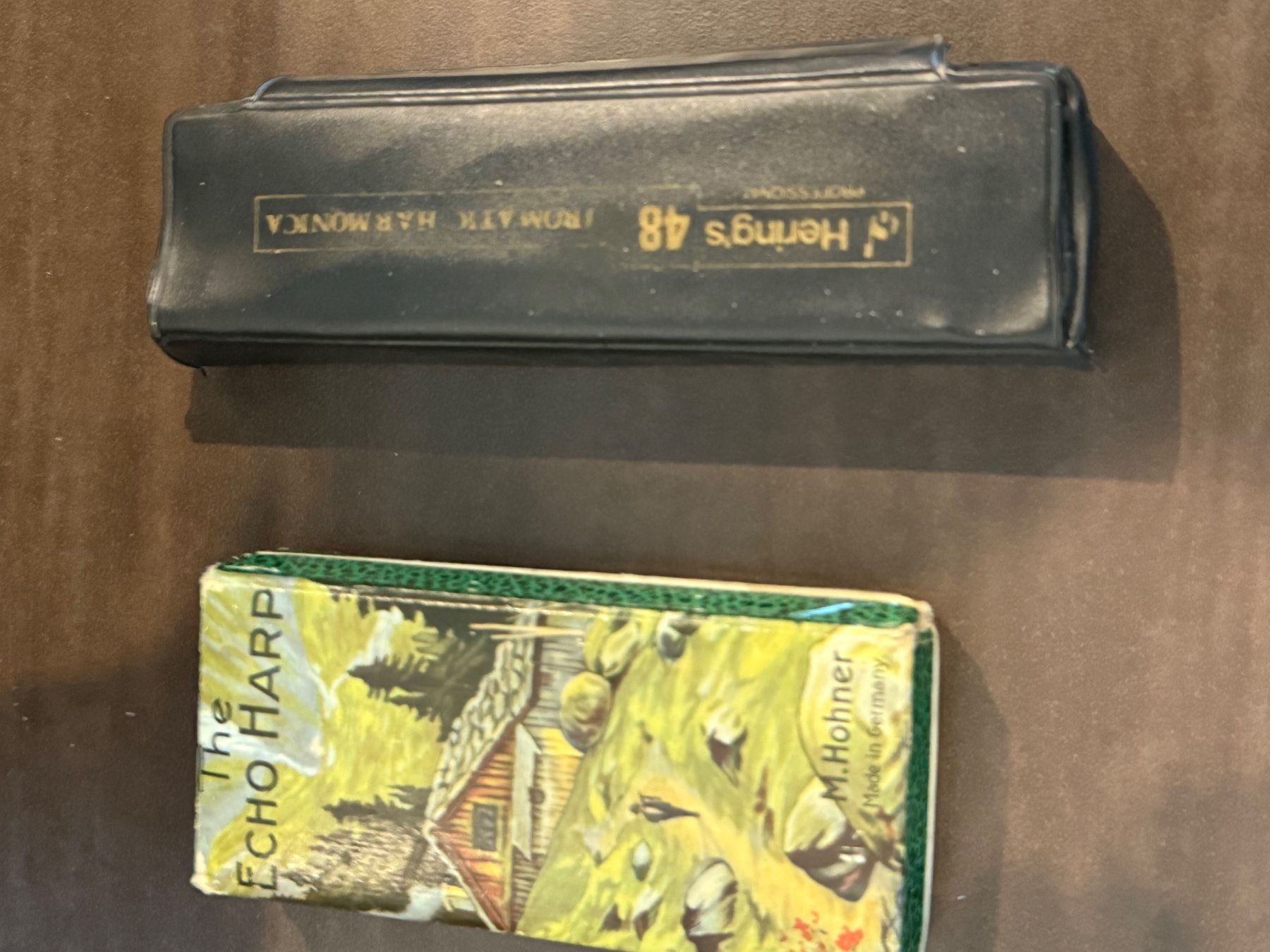 Hohner Strumenti musicali: 2er Set M. Hohner Mundharmonika Chromatica, Echo Vintage – Usato da Hellbühl venduto da Rodgers67 7