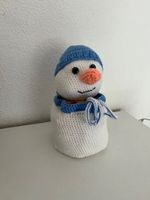 Schneemann gehäkelt befüllbar self made Neu
