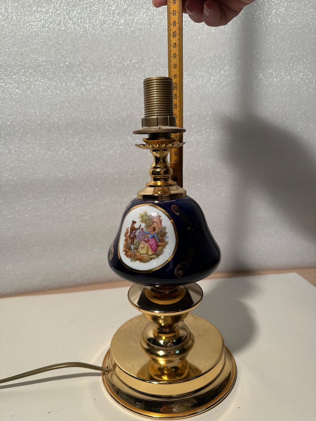 Lampade: " Limoges bleu porcelaine – Usato da Lausanne venduto da artnouveau04 3