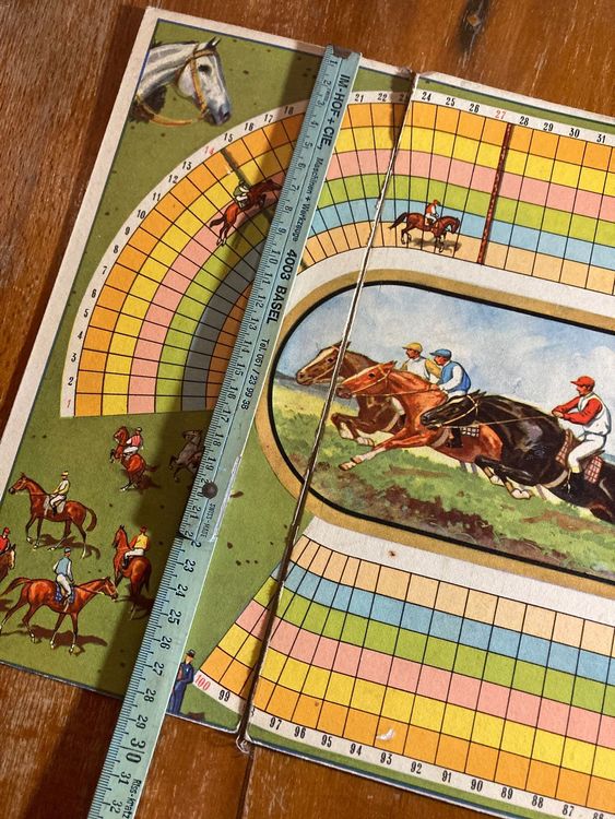 Jeu De Société Vintage 'Le Turfiste' - Sur Les Courses De Chevaux, Années 30-40