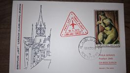 JAT Ljubljana - Zürich 19.11.1970