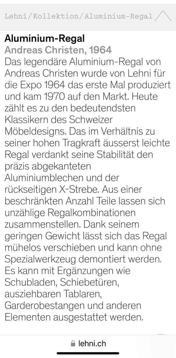 Cassettiere: LEHNI Schubladenkorpus blau – Usato da Münchenbuchsee venduto da Broker12 7