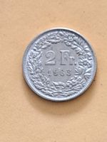 2 Fränkler Münze, Jahrgang 1965, sehr gut erhalten!