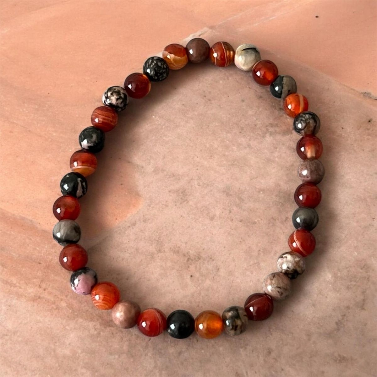 Altri gioielli: Ensemble Collier et Bracelet en Pierre Naturelle Unique – Nuovo e nell'imballaggio originale da Biel/Bienne venduto da son_svk2 1