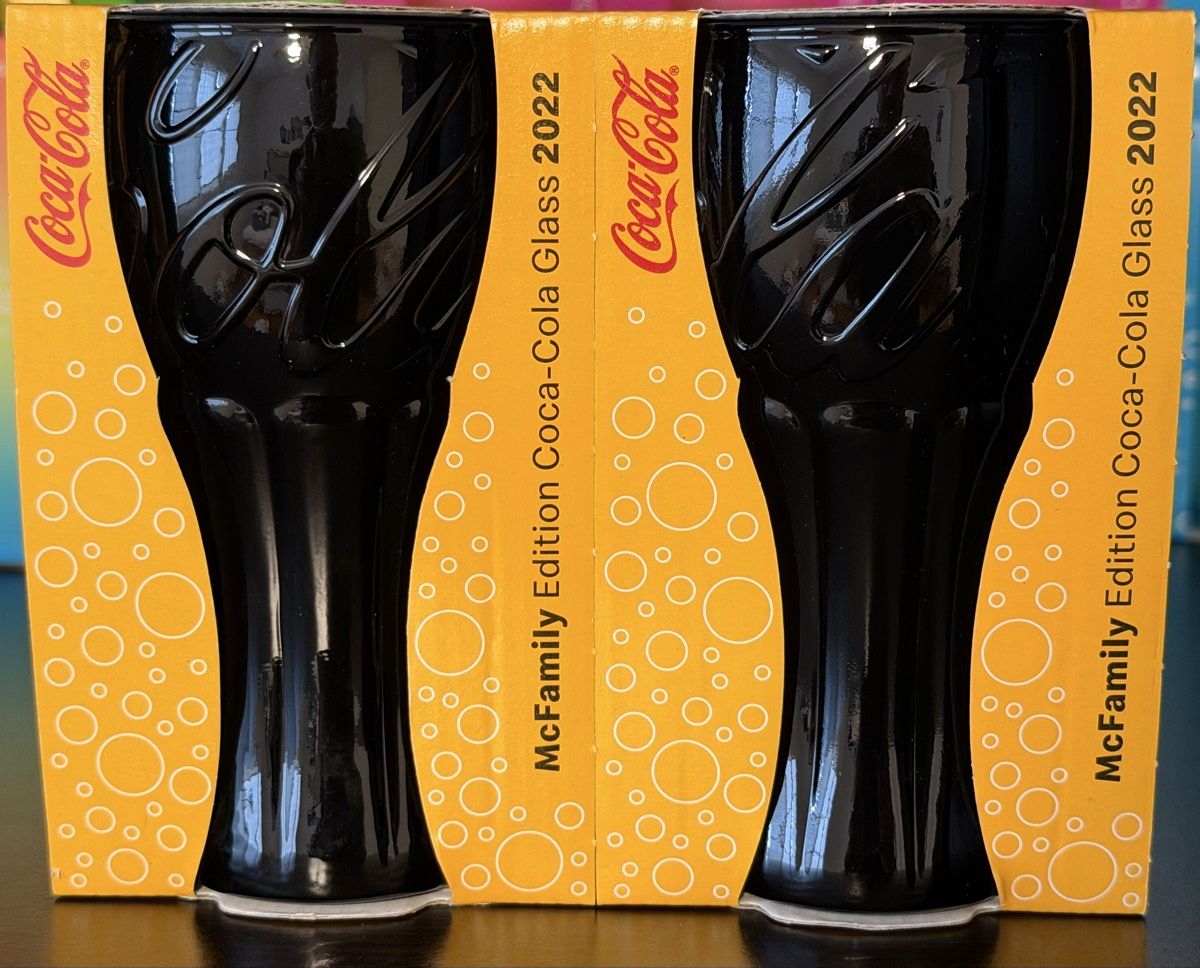 Mc Donald's Bicchieri: CocaCola McFamily Edition Glas 2022 – Nuovo e nell'imballaggio originale da Quartino venduto da Ed35 1
