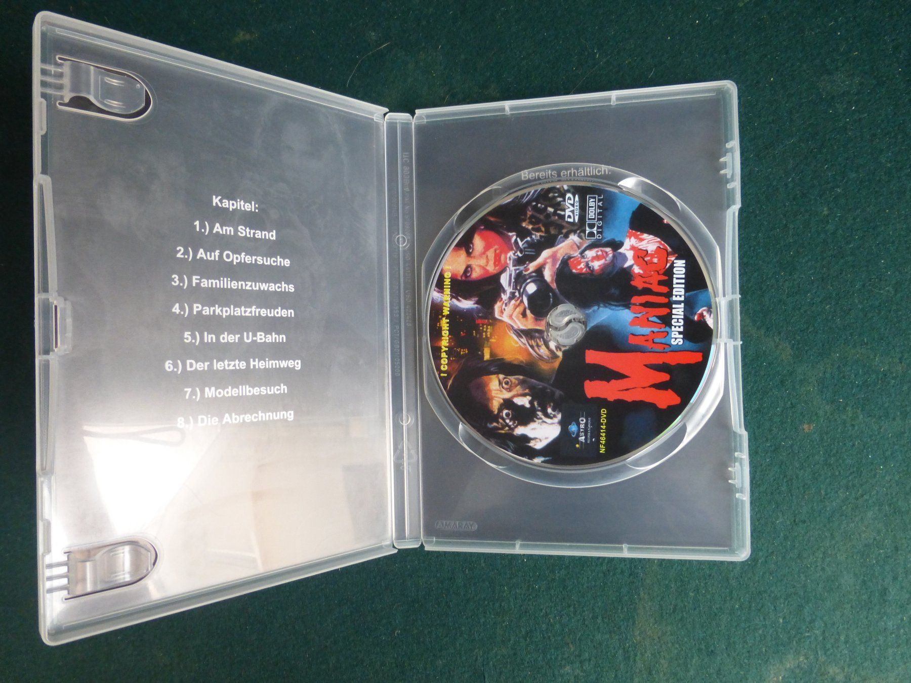 Tutti i DVDs: Maniac DVD Horror – Usato da Zumikon venduto da psisound 5