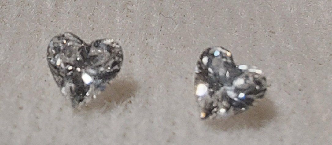 Pietre preziose: Diamant-Herzen (Päärchen) 0.27ct – Nuovo (secondo la descrizione) da Klingnau venduto da Tamina5