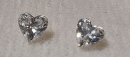 Diamant-Herzen (Päärchen) 0.27ct