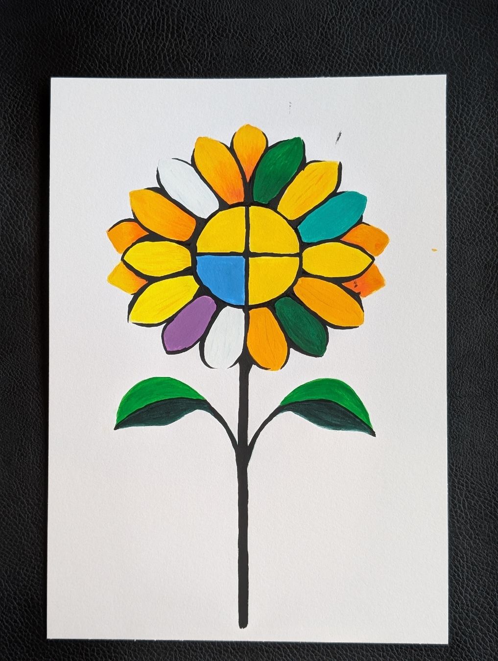 Dipinti: Original Gemälde Moderne Sonnenblume – Nuovo e nell'imballaggio originale da Winterthur venduto da LaVieColor 6