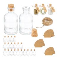 Fläschchen Set mit Korkdeckel 60ml - 30er Set