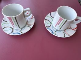 2 Espressotassen mit Untertassen Pfister Design 2010/2011