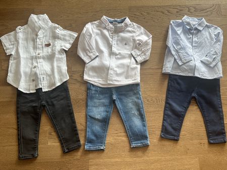 Hochwertiges Kleidungspaket für 9–12 Monate.