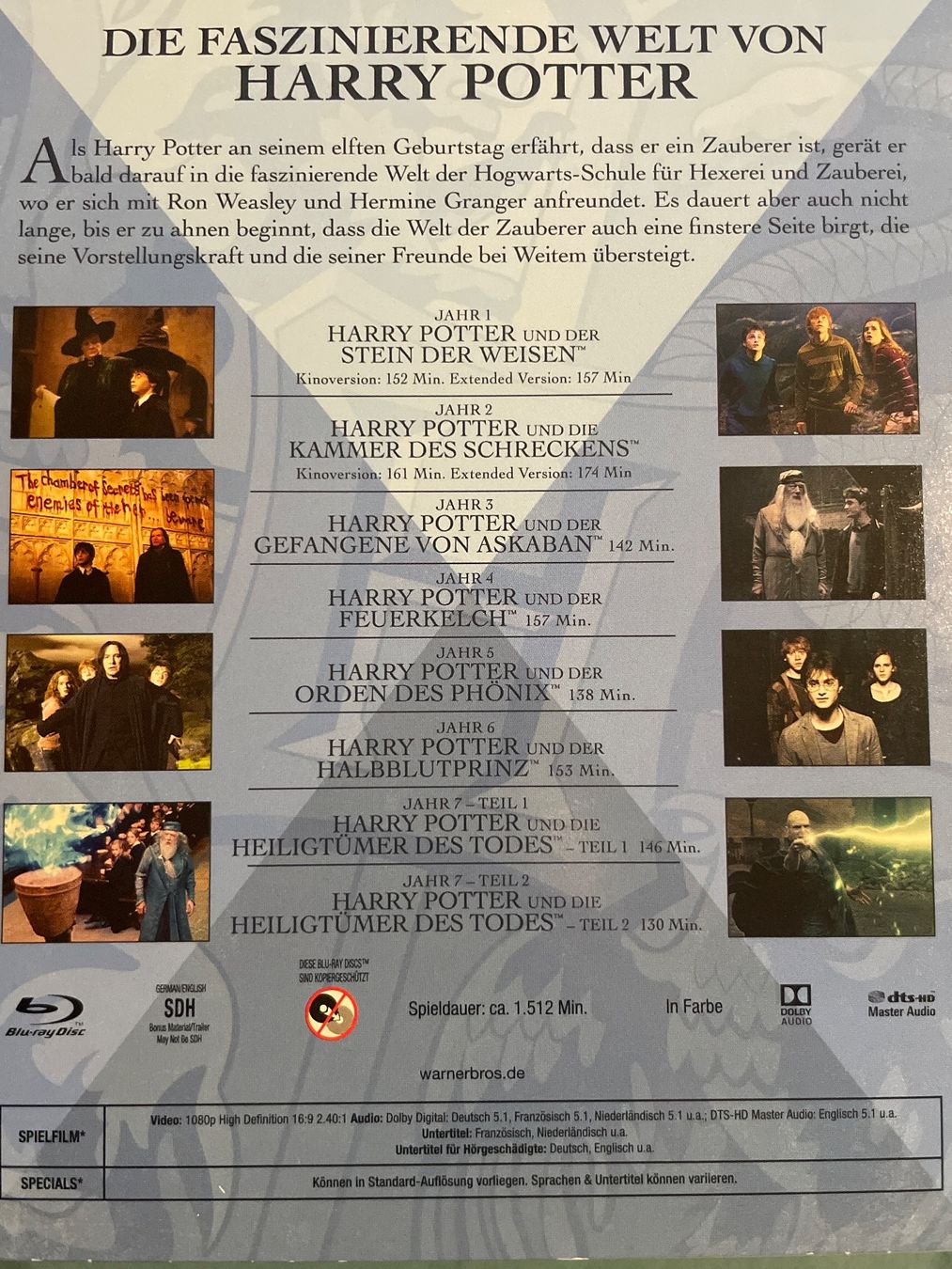 Tous les DVDs: Harry Potter : Komplett Collection – D'occasion à Waldenburg par Gonzo8 1