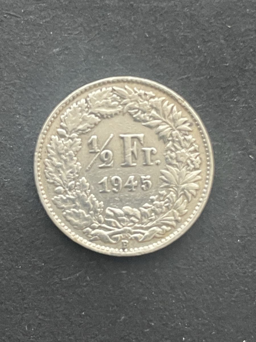 Tutti le monete: -.50 Silber CH Jahr 1945 – Usato da Meierskappel venduto da Hala03