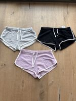 Shorts femme lot de 3 couleurs gris noir lilas taille S