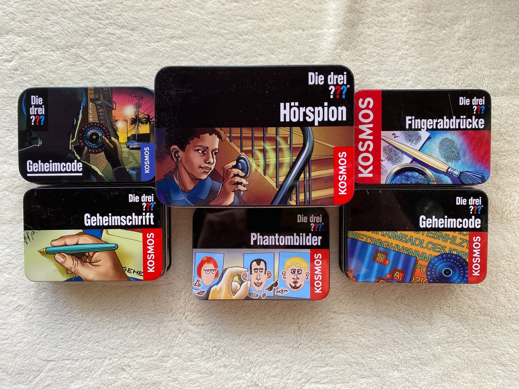 Kosmos Giochi: Die drei ??? Fragezeichen - 6 Detektiv-Sets KOSMOS – Usato da Spiez venduto da Mlandcruiser