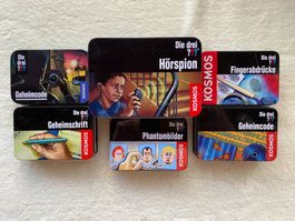 Die drei ??? Fragezeichen - 6 Detektiv-Sets KOSMOS