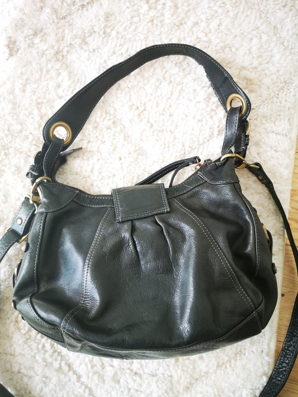 Borse da donna: Echtleder Tasche / Handtasche Dunkelblau – Usato da Oberengstringen venduto da dor_f5l6 6