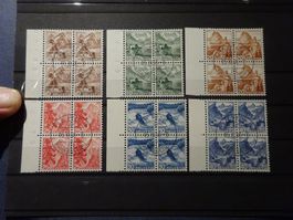 1948 285-290 Farbänderungen Landschaftsbilder ET mit Gummi**